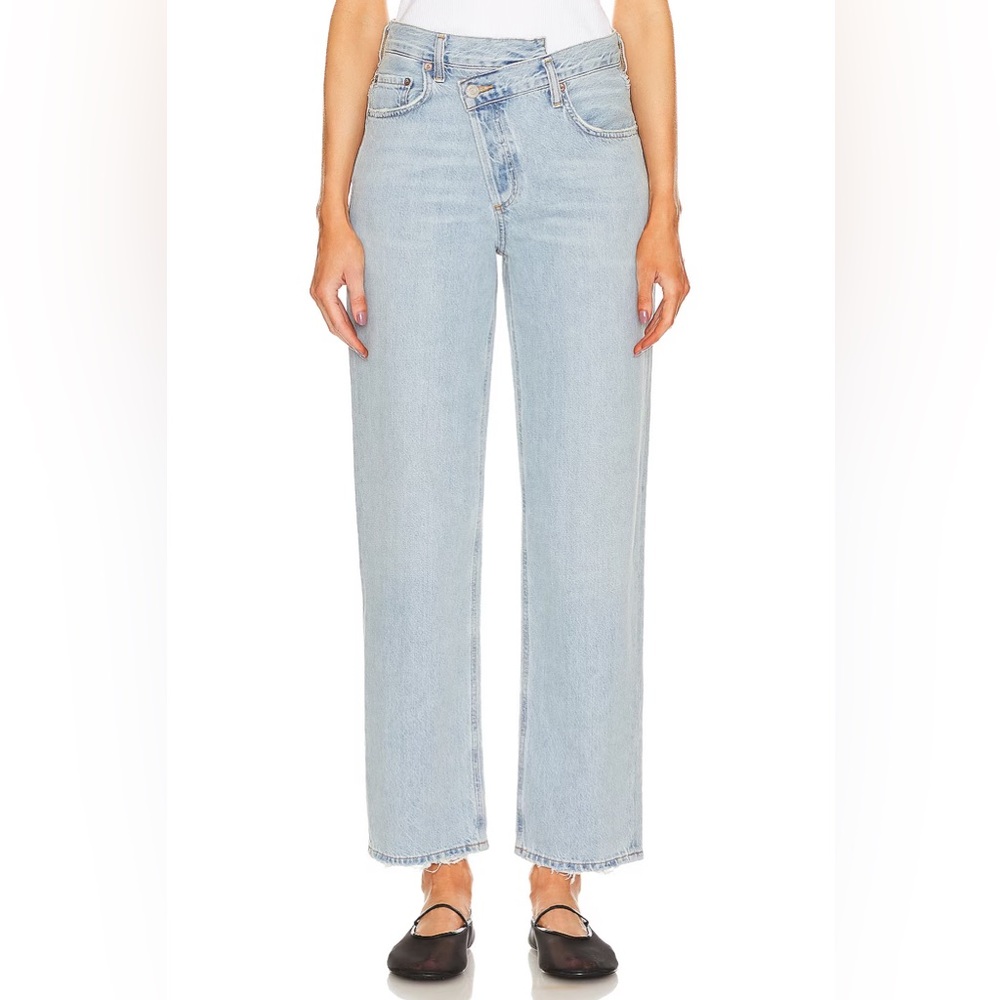 AGOLDE Criss Cross Jeans Size 23 Suburbia Light-Wash